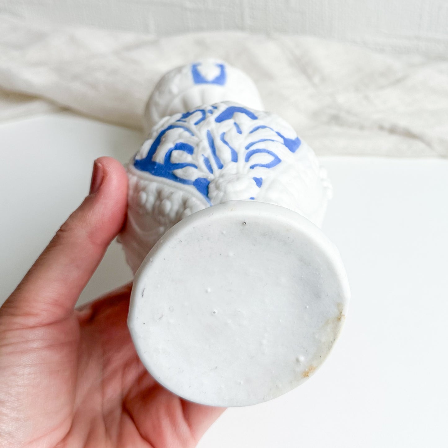 Blue and White Parian Ware Vase