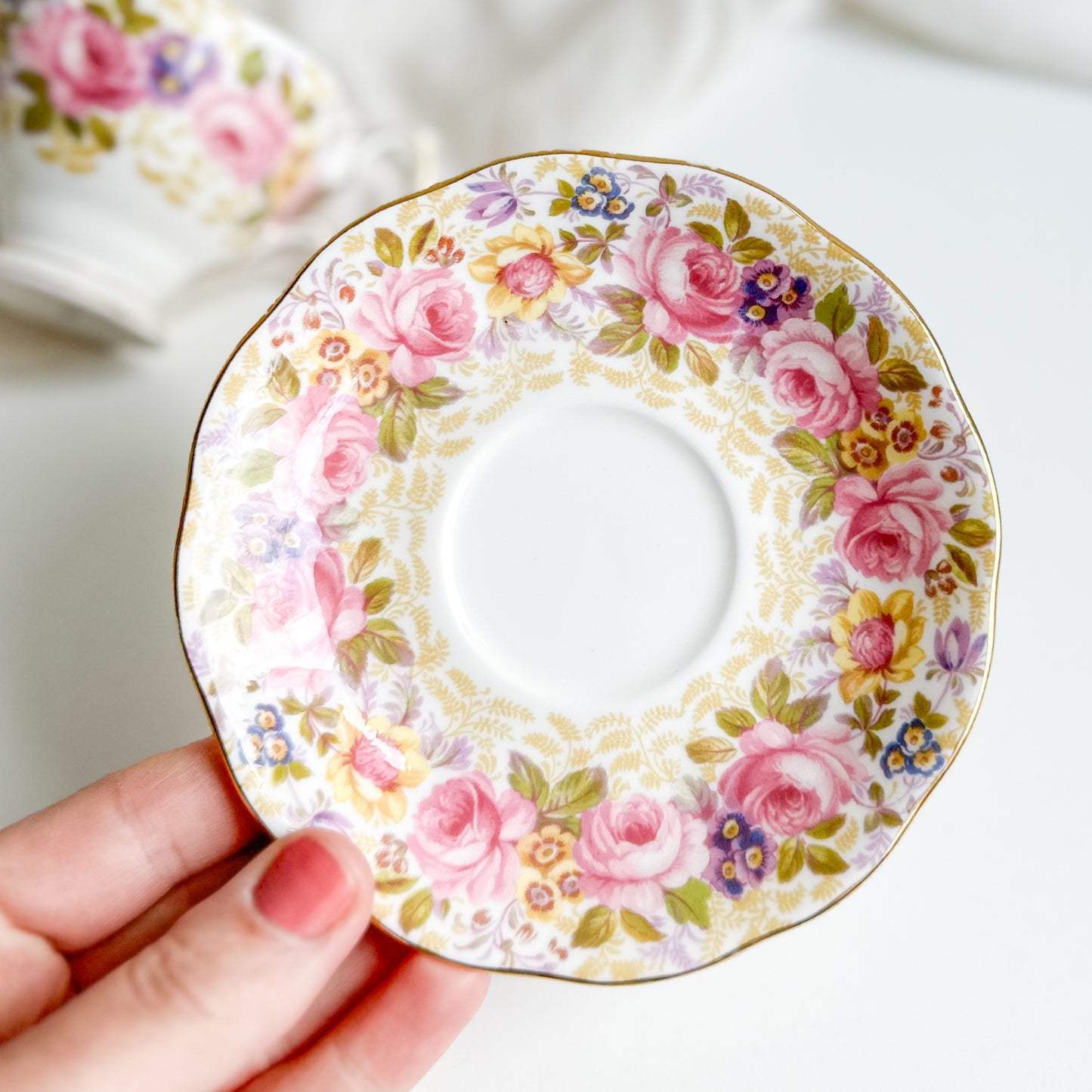 Royal Albert Cups and Saucers - SERENA