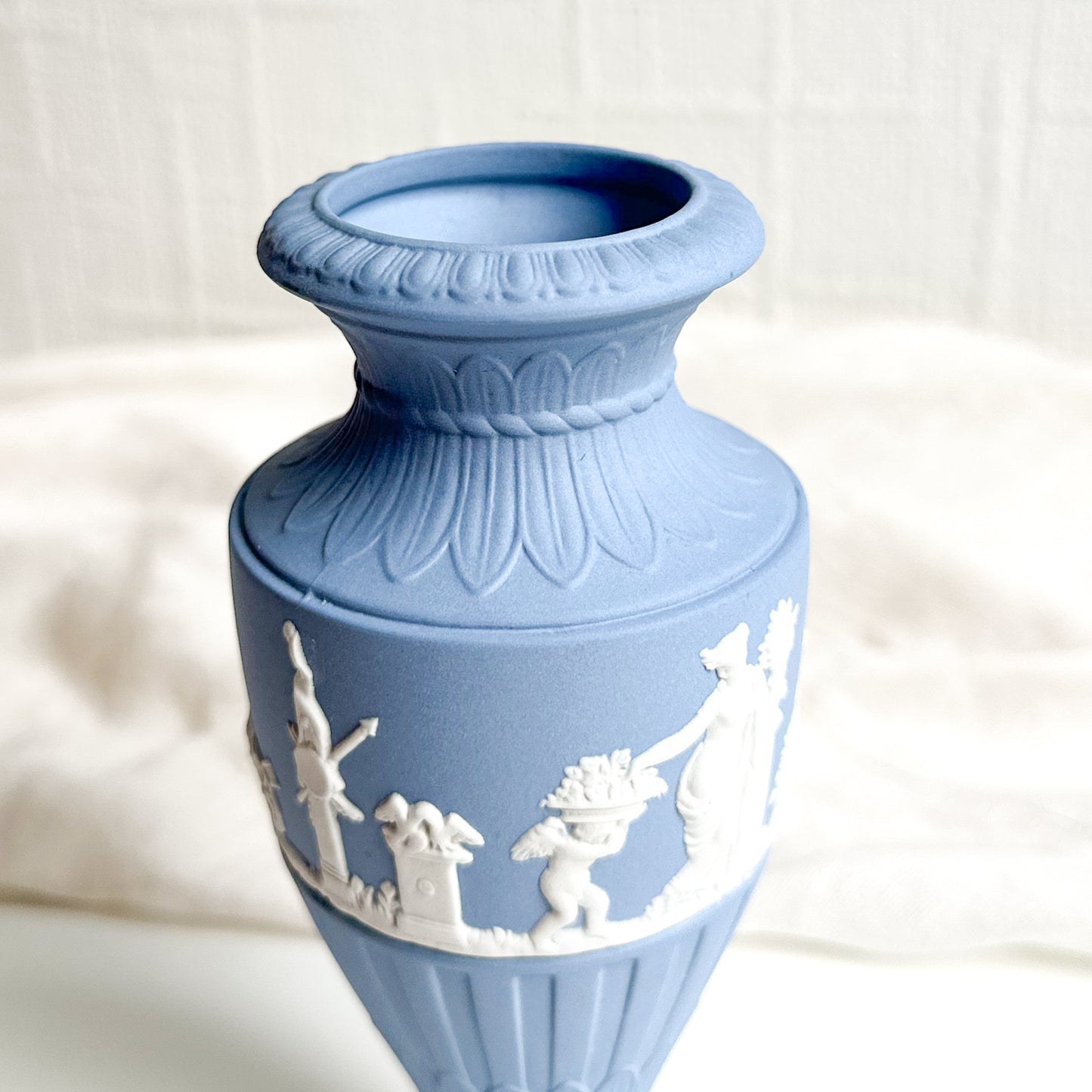 Blue Jasperware Vase by Wedgwood