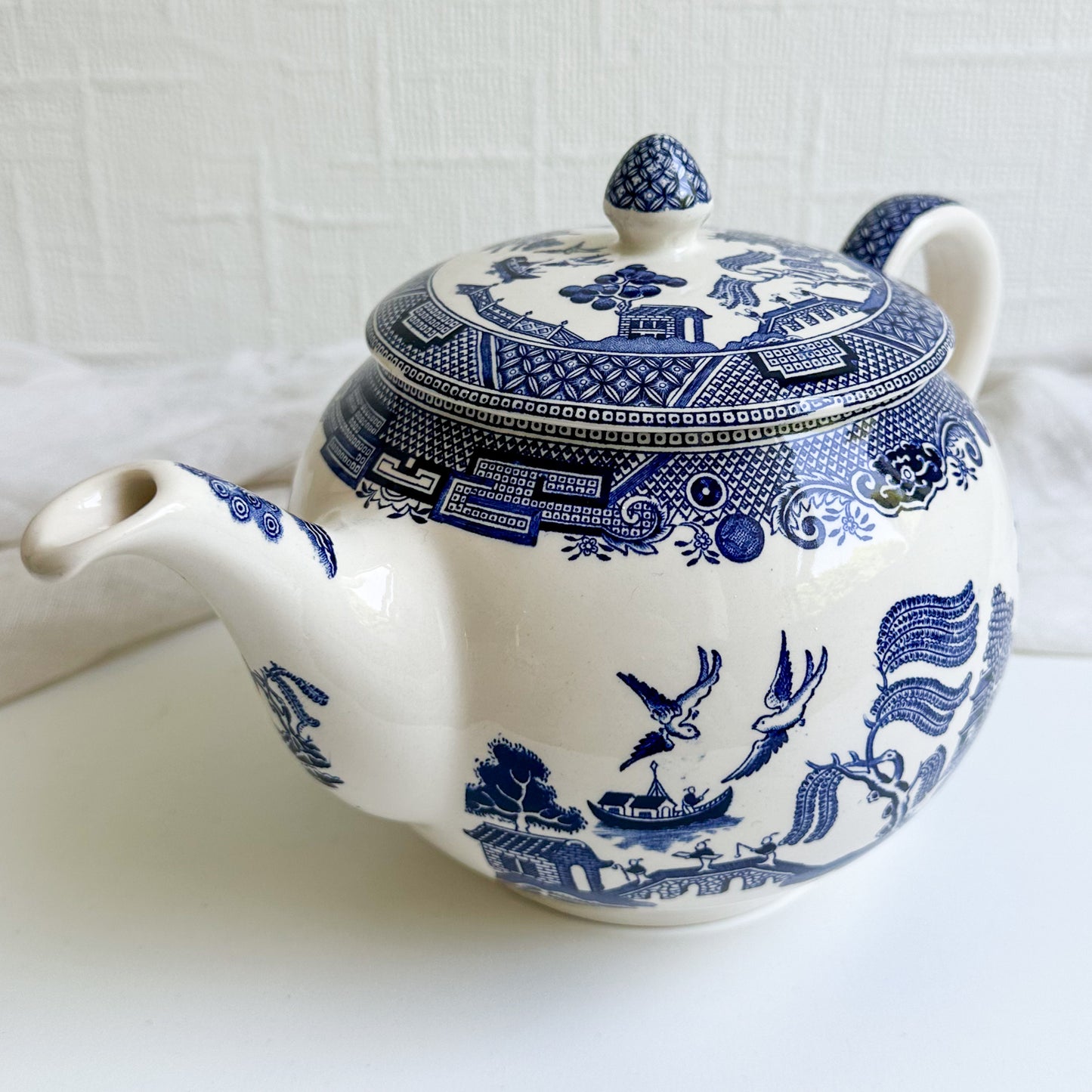 Johnson Bros Willow Teapot