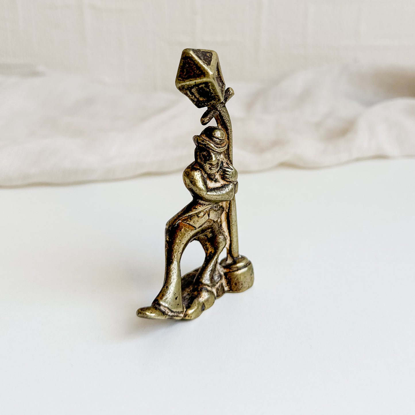 Drunk Man Brass Figurine 2