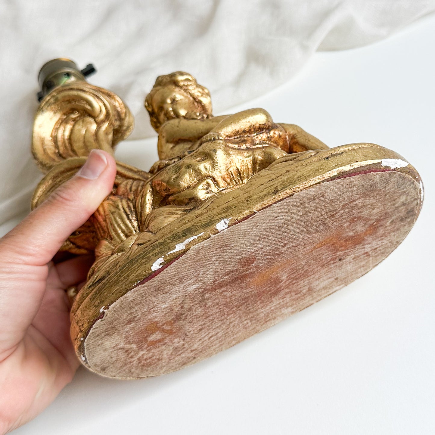 Cherub Lamp Base