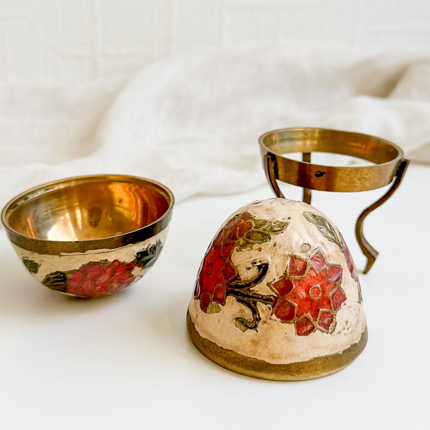 Cloisonné Egg Shaped Box