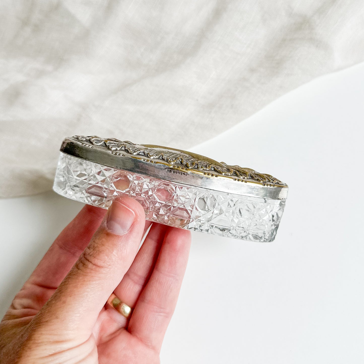 Glass Trinket Box