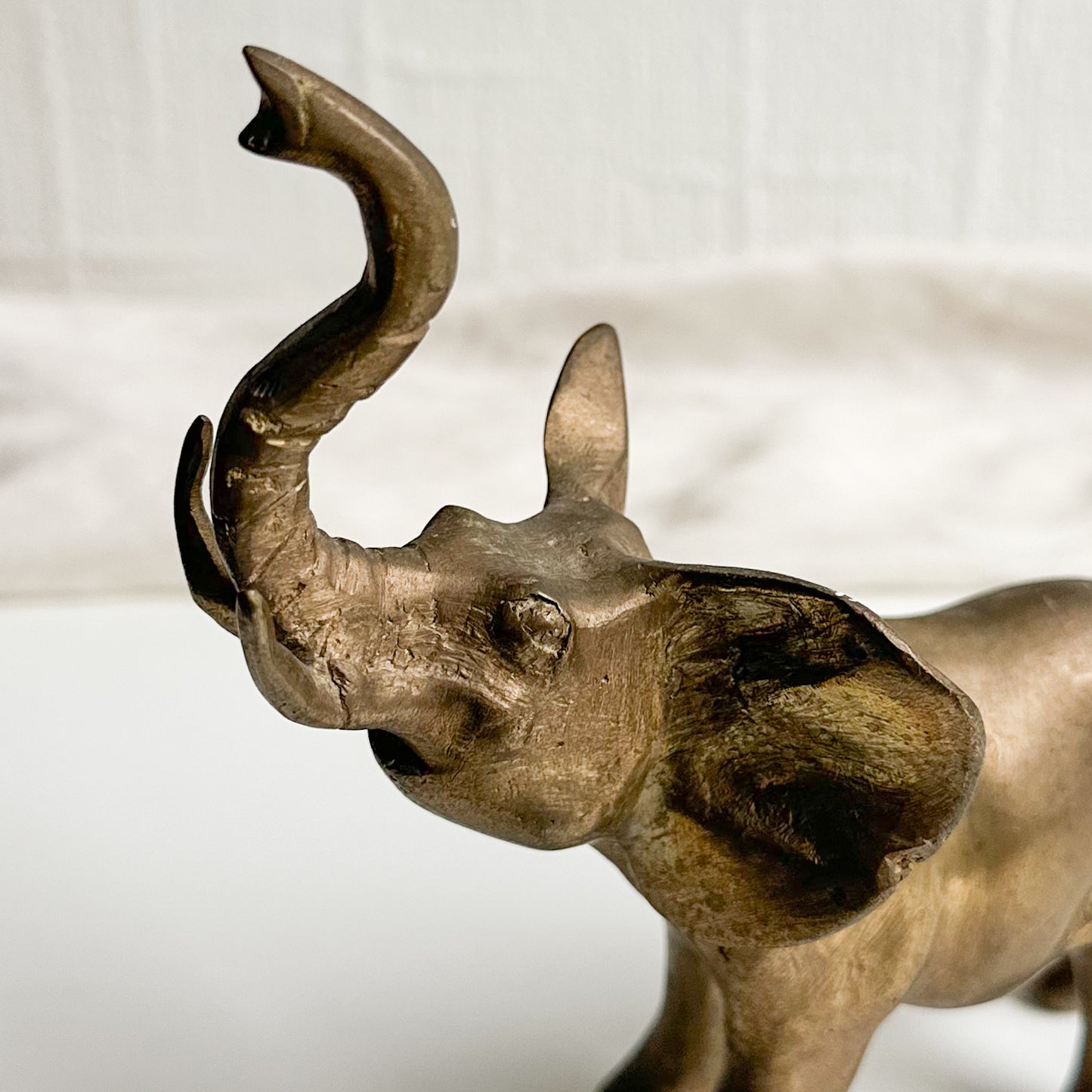 Brass Elephant Figurine