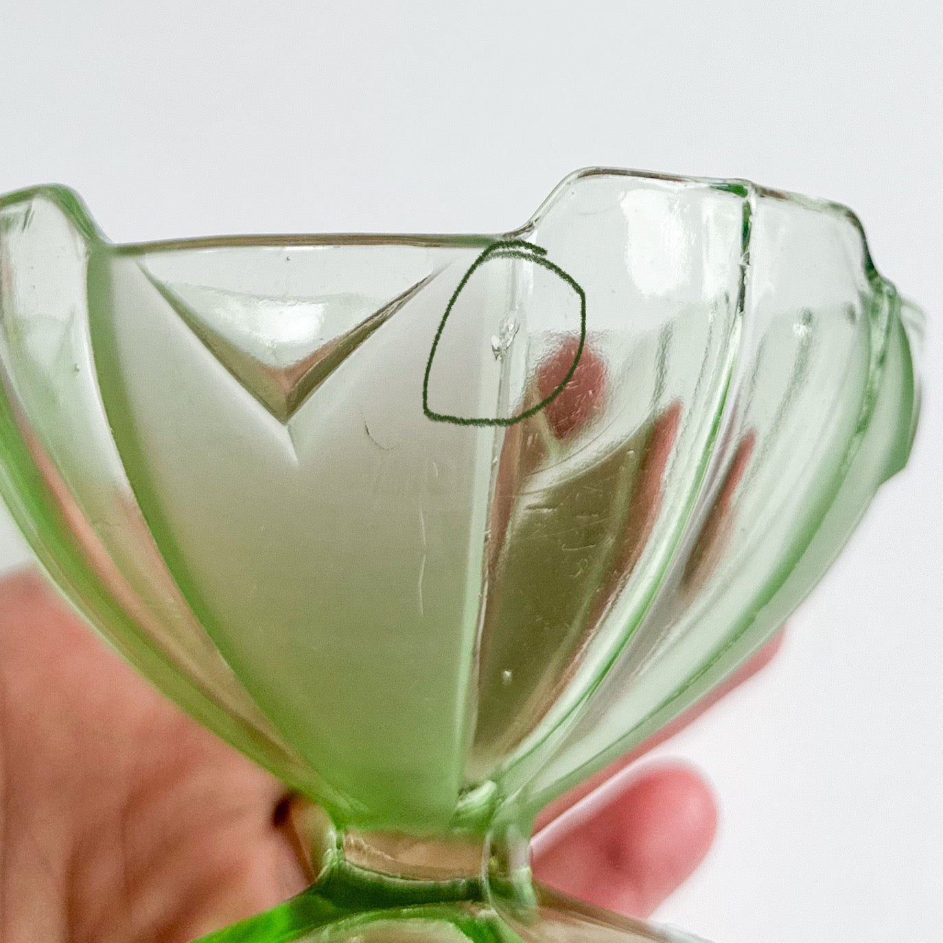Pair of Glass Ice Cream Cups