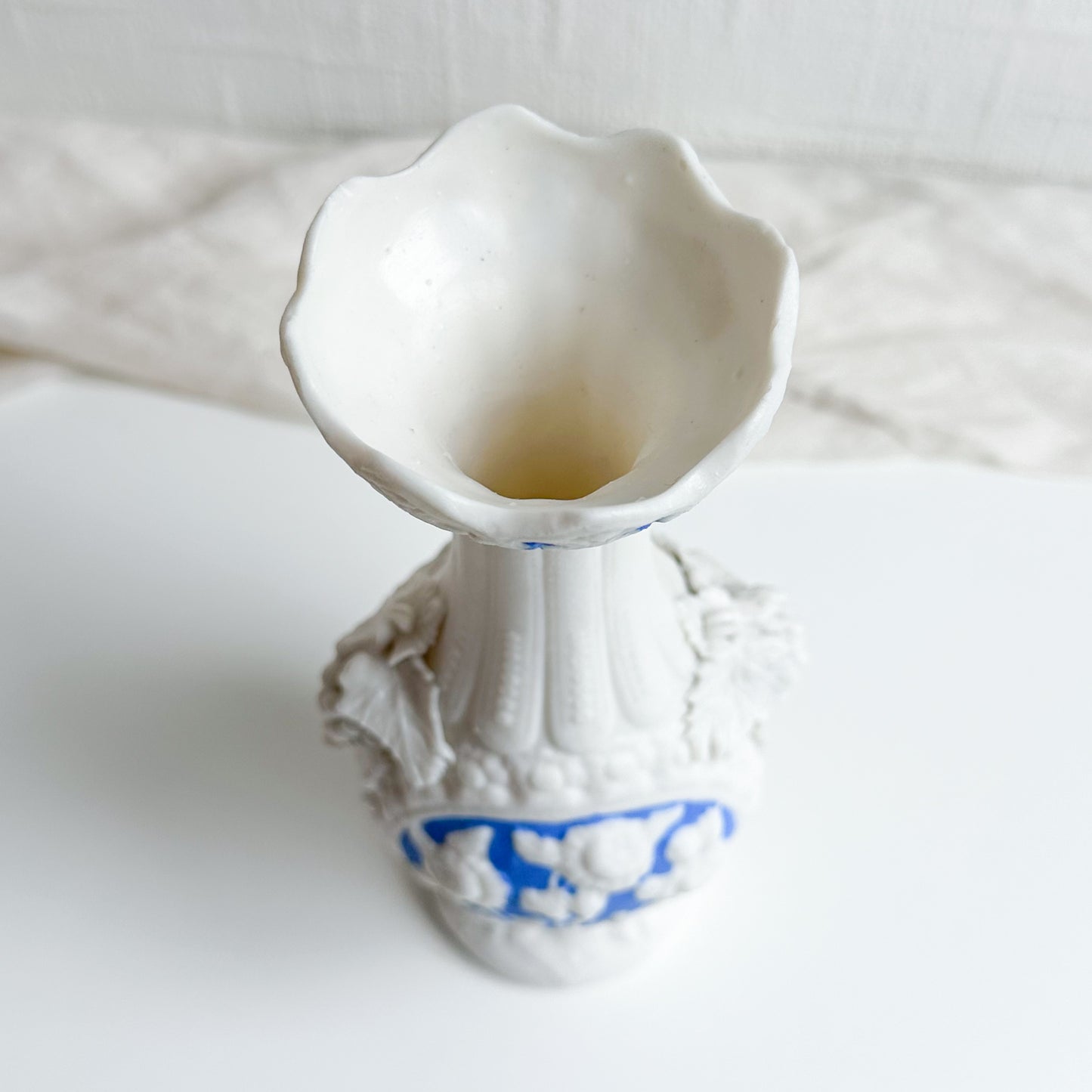 Blue and White Parian Ware Vase