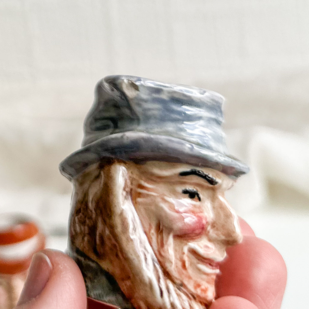 6 Miniature Toby Jugs