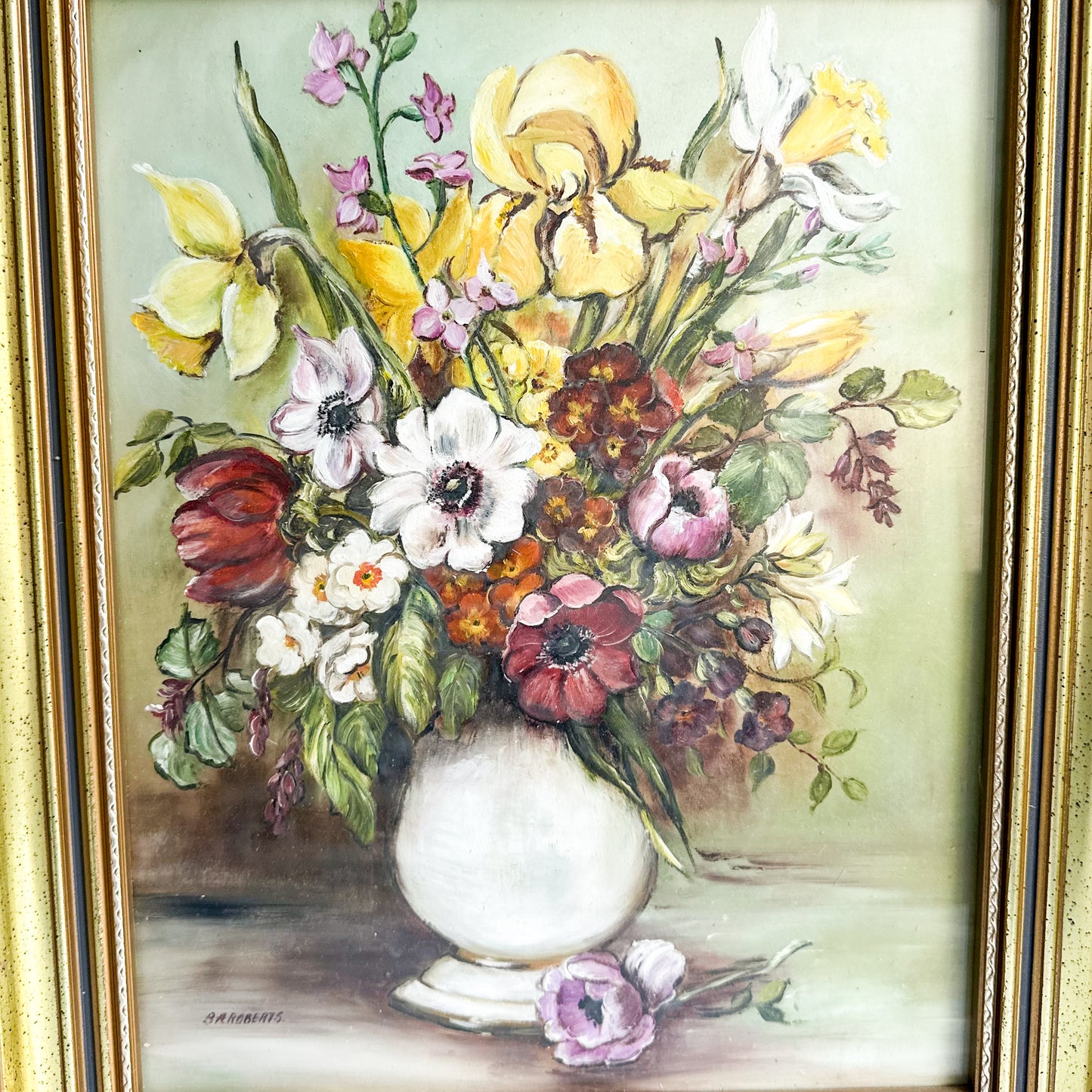 Original Floral Oil Painting
