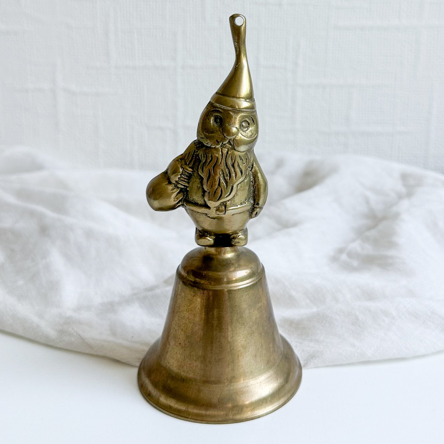 Santa / Gnome Brass Bell