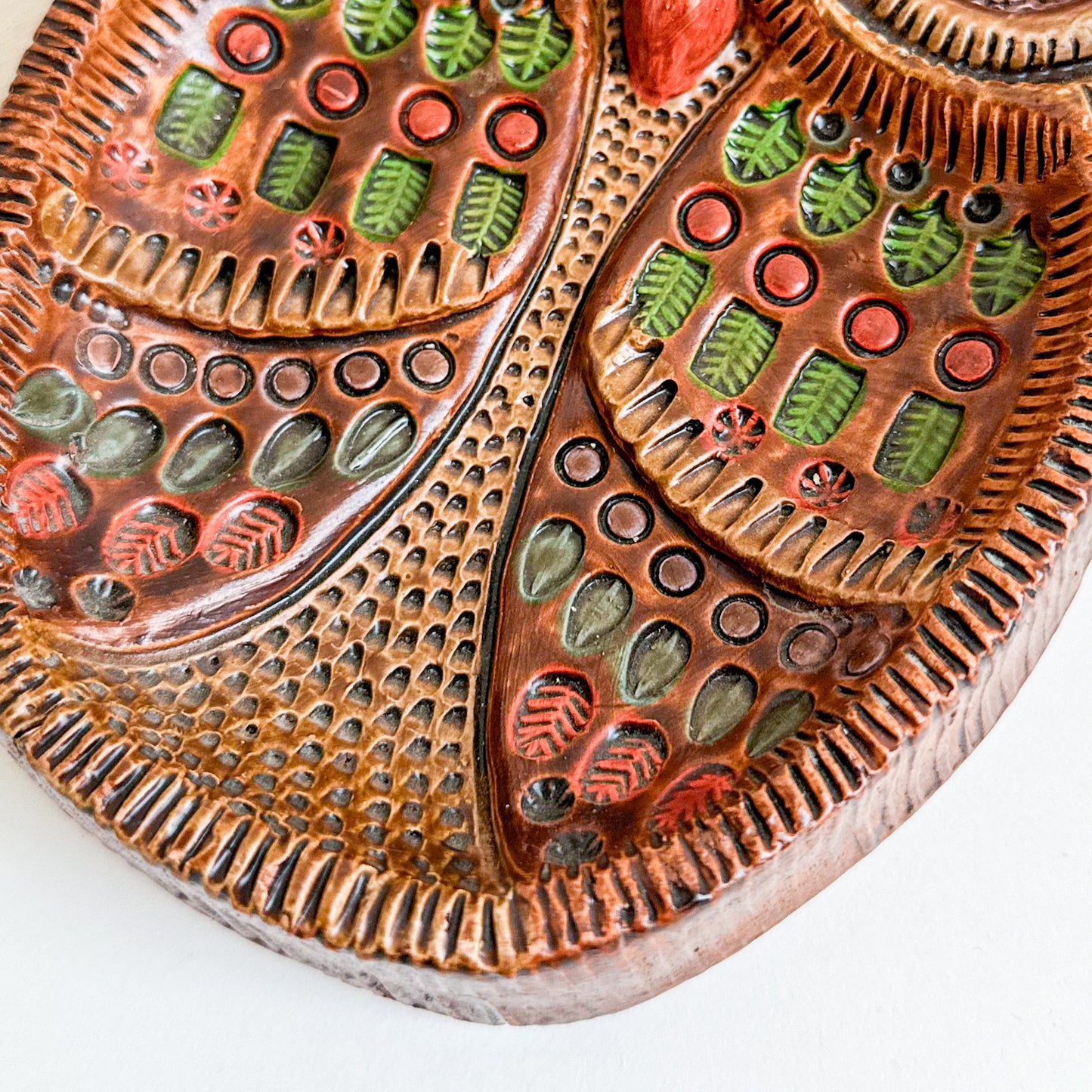 Ceramic Owl Trinket Dish