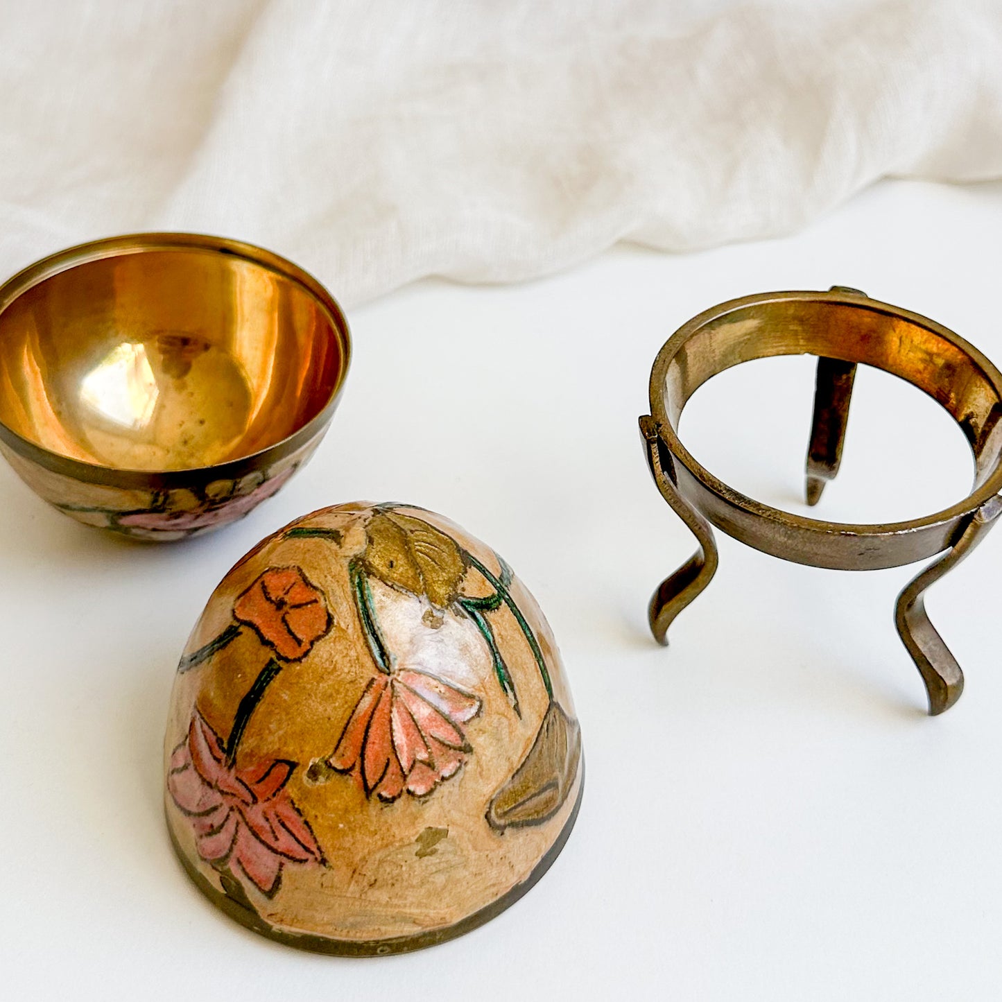 Cloisonné Egg Shaped Box