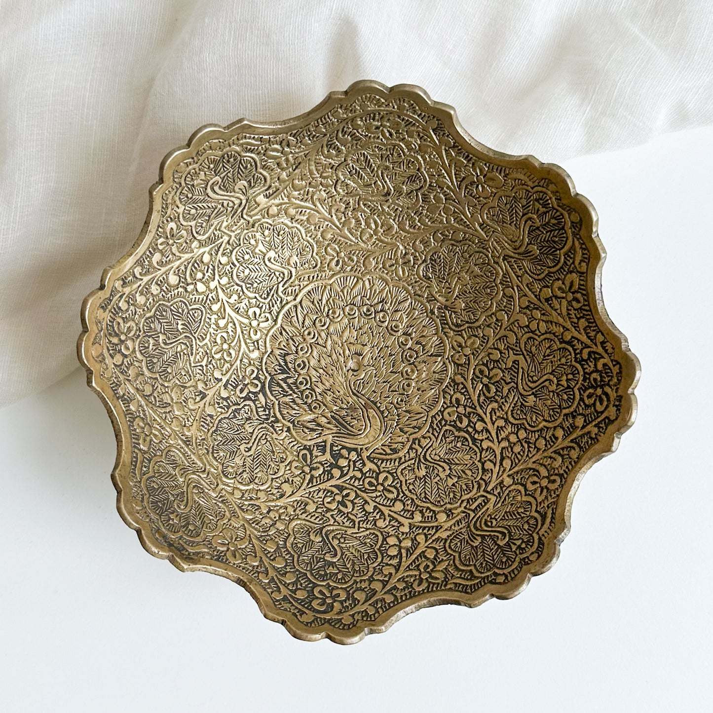 Brass Footed Bowl