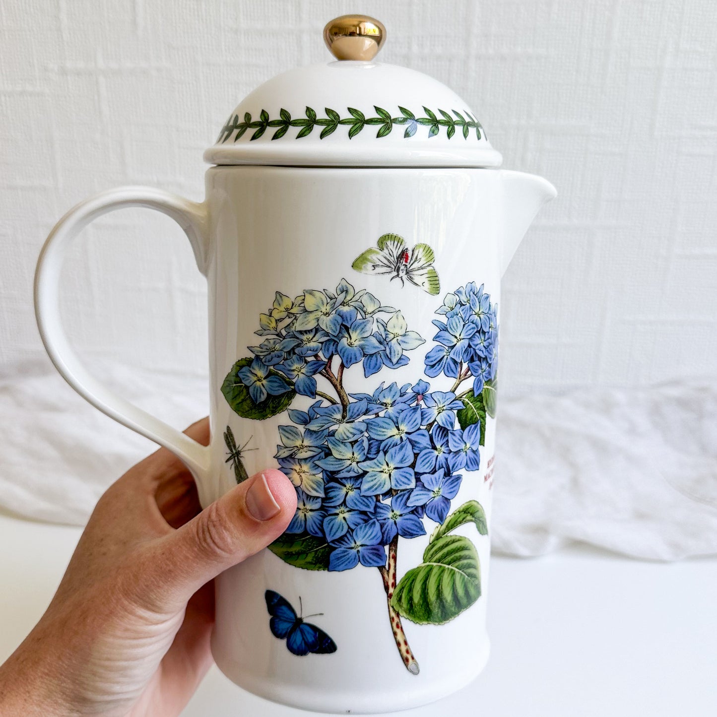 Portmeirion Hydrangea Cafetière