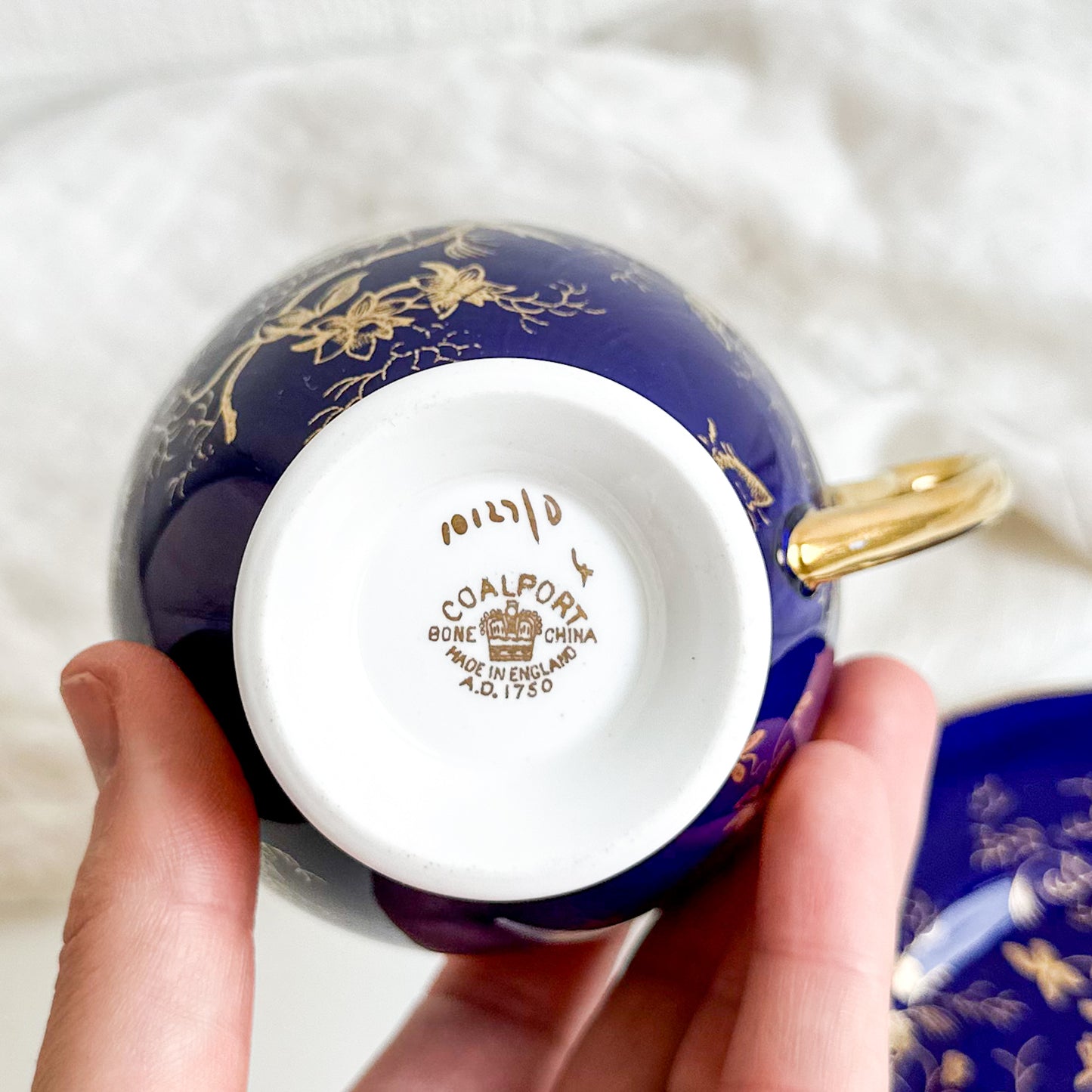 Coalport “Cairo” Teacup and Tea Plate