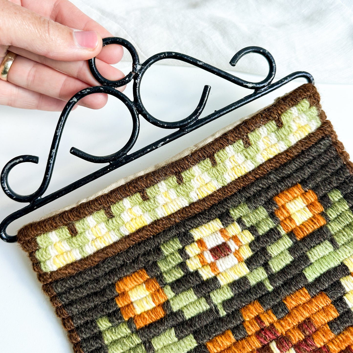Scandinavian Folk Art Tapestry