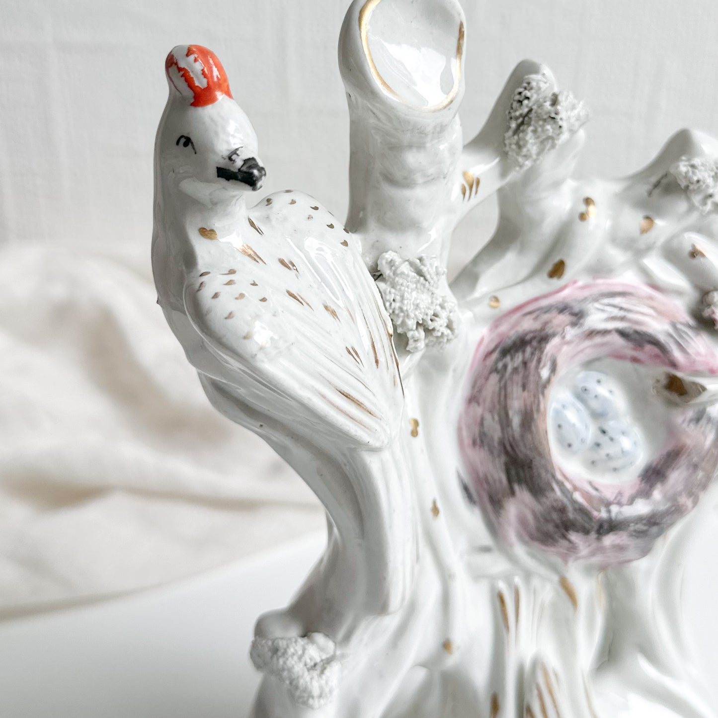 Antique Staffordshire Quill Holder