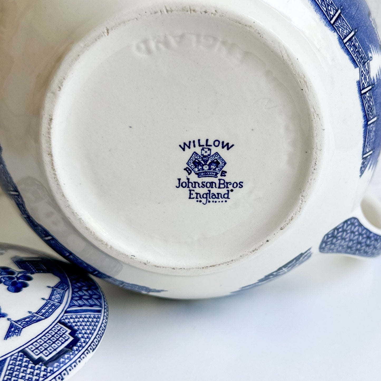 Johnson Bros Willow Teapot