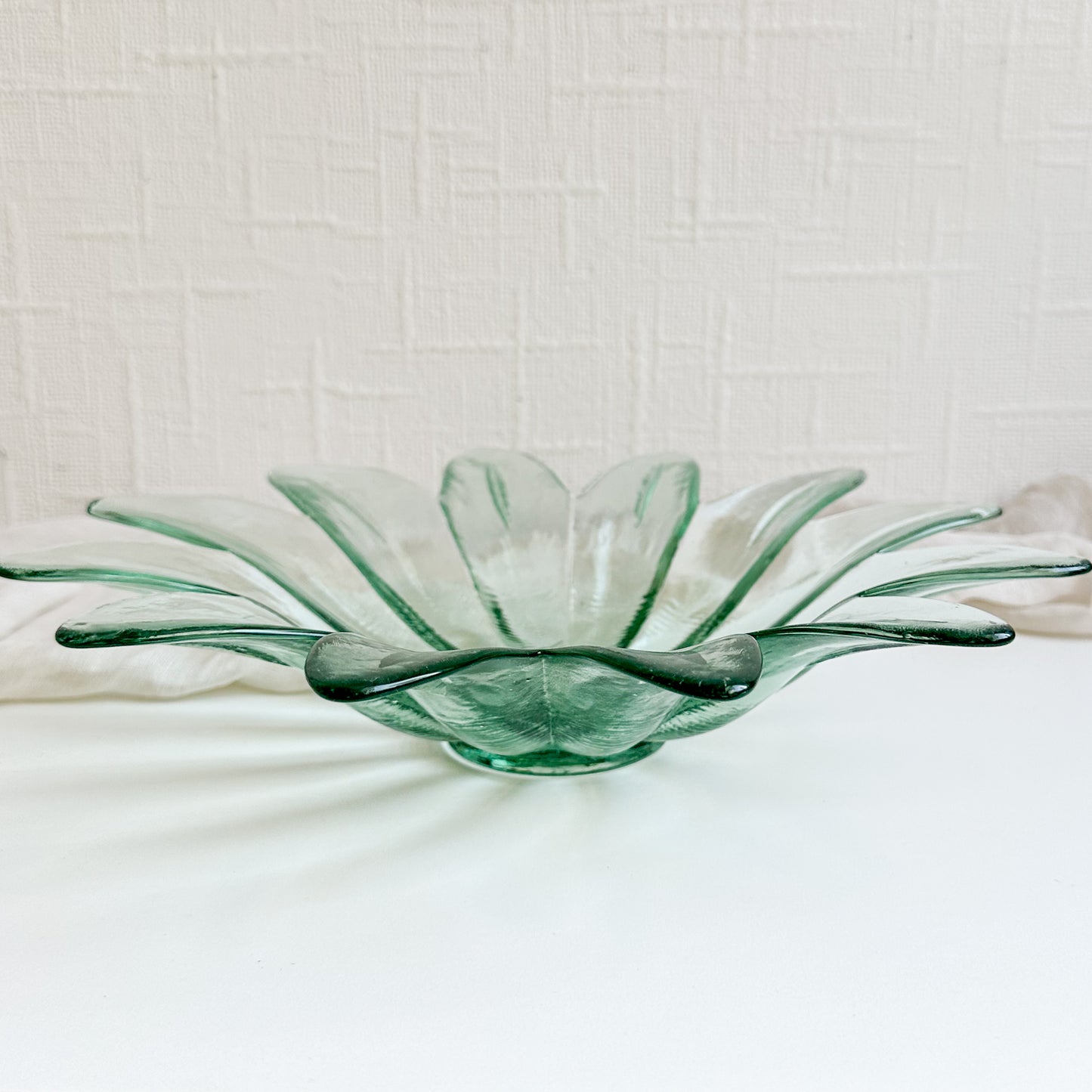 Flower Shaped Glass Bowl