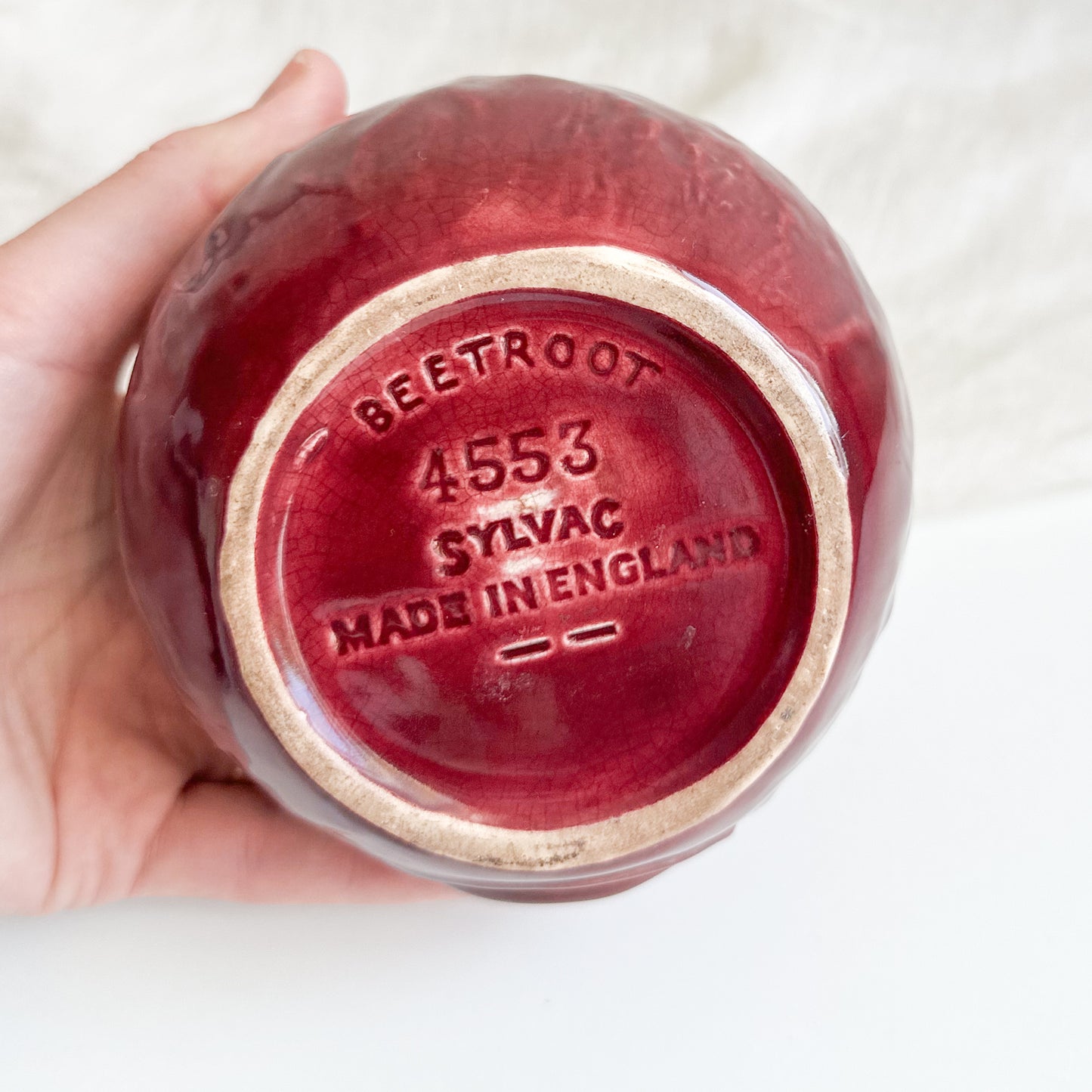 Sylvac Beetroot Pot