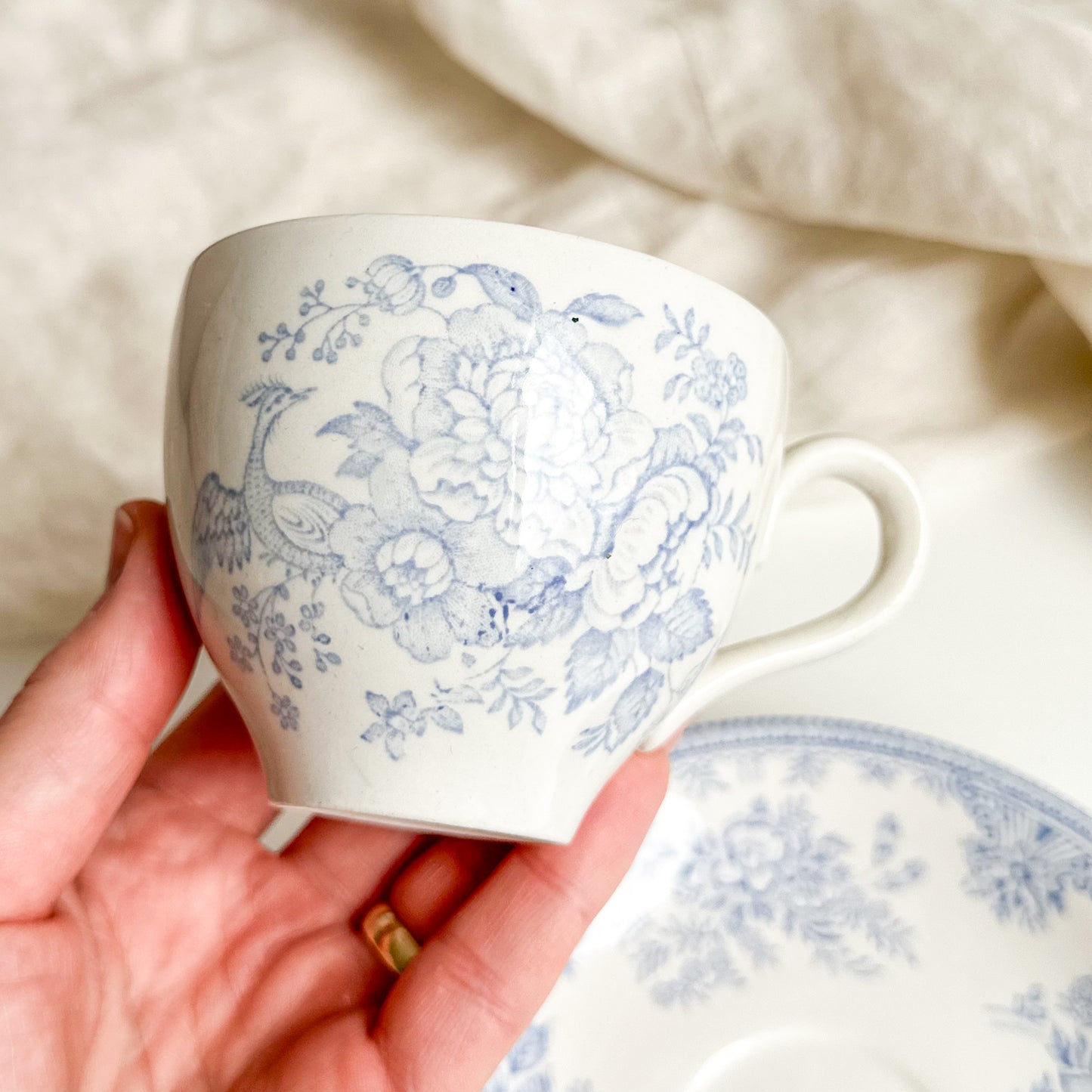 Asiatic Pheasants Teacup and Saucer