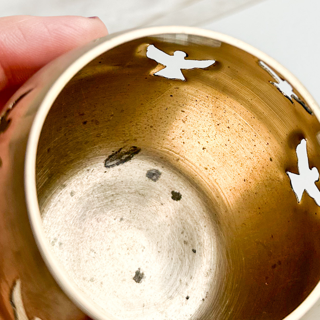 Brass Tea Light Holder