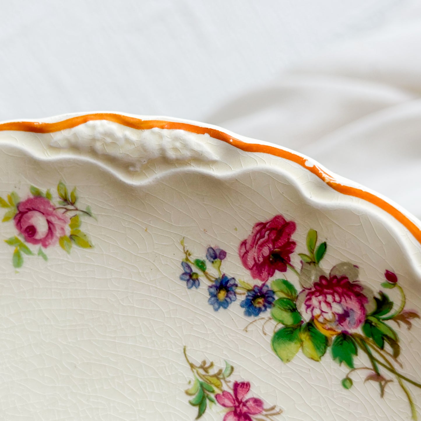 Pair of Floral Plates