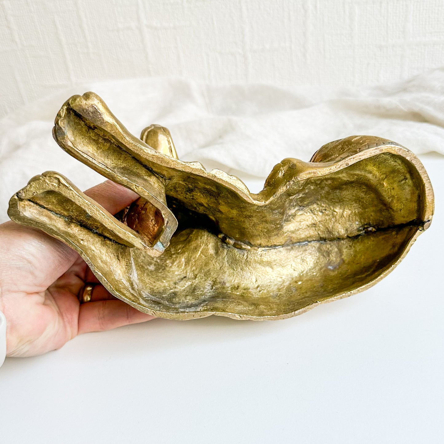 Brass Dog Figurine