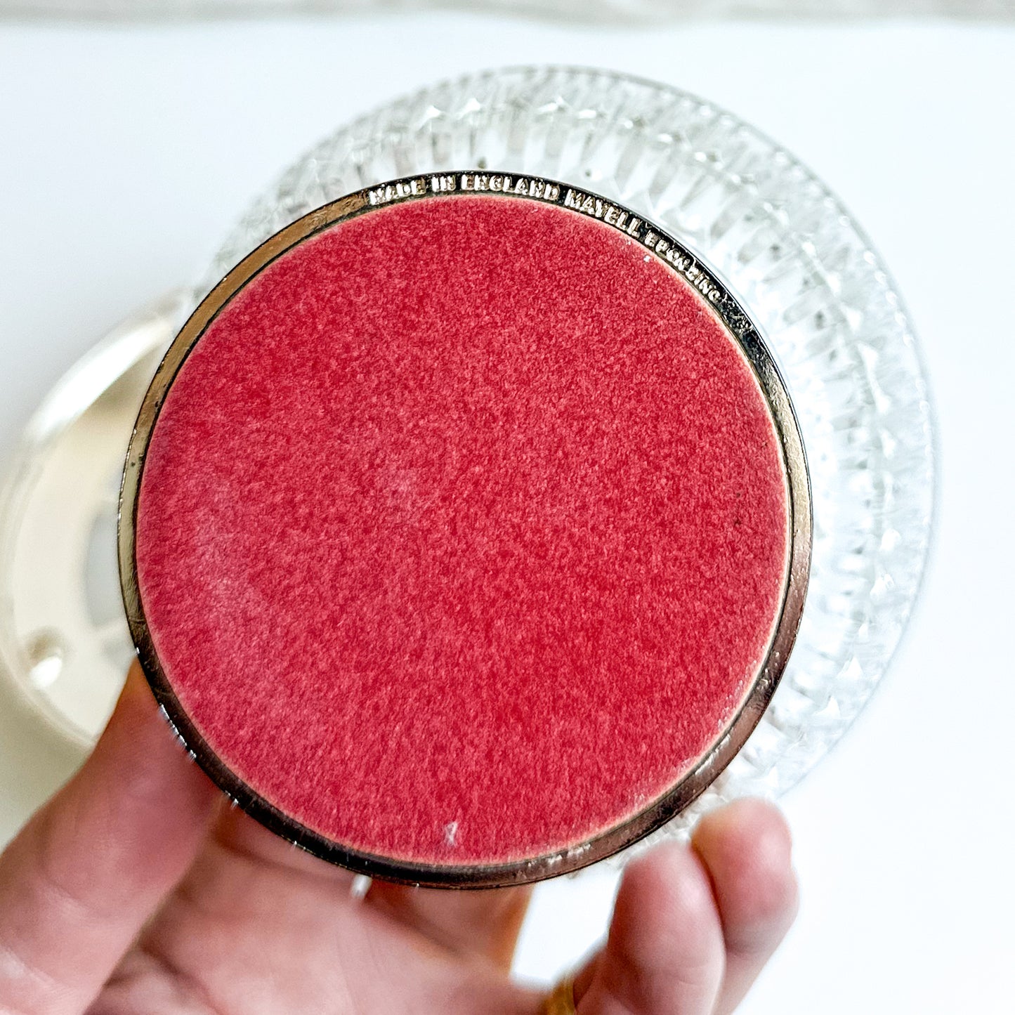 Rose Bowl with Silver Plated Foot