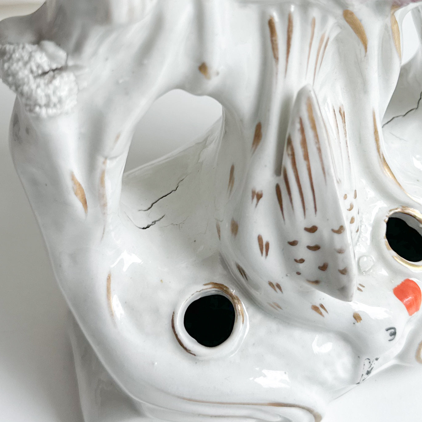 Antique Staffordshire Quill Holder