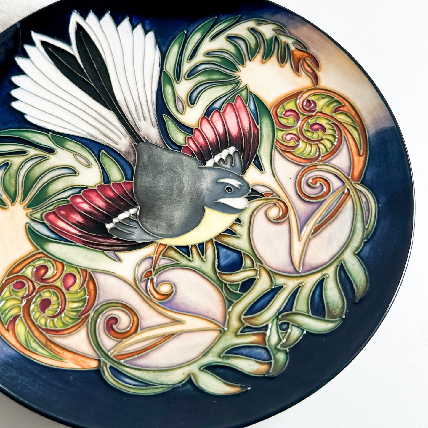 Moorcroft Fantail Plate