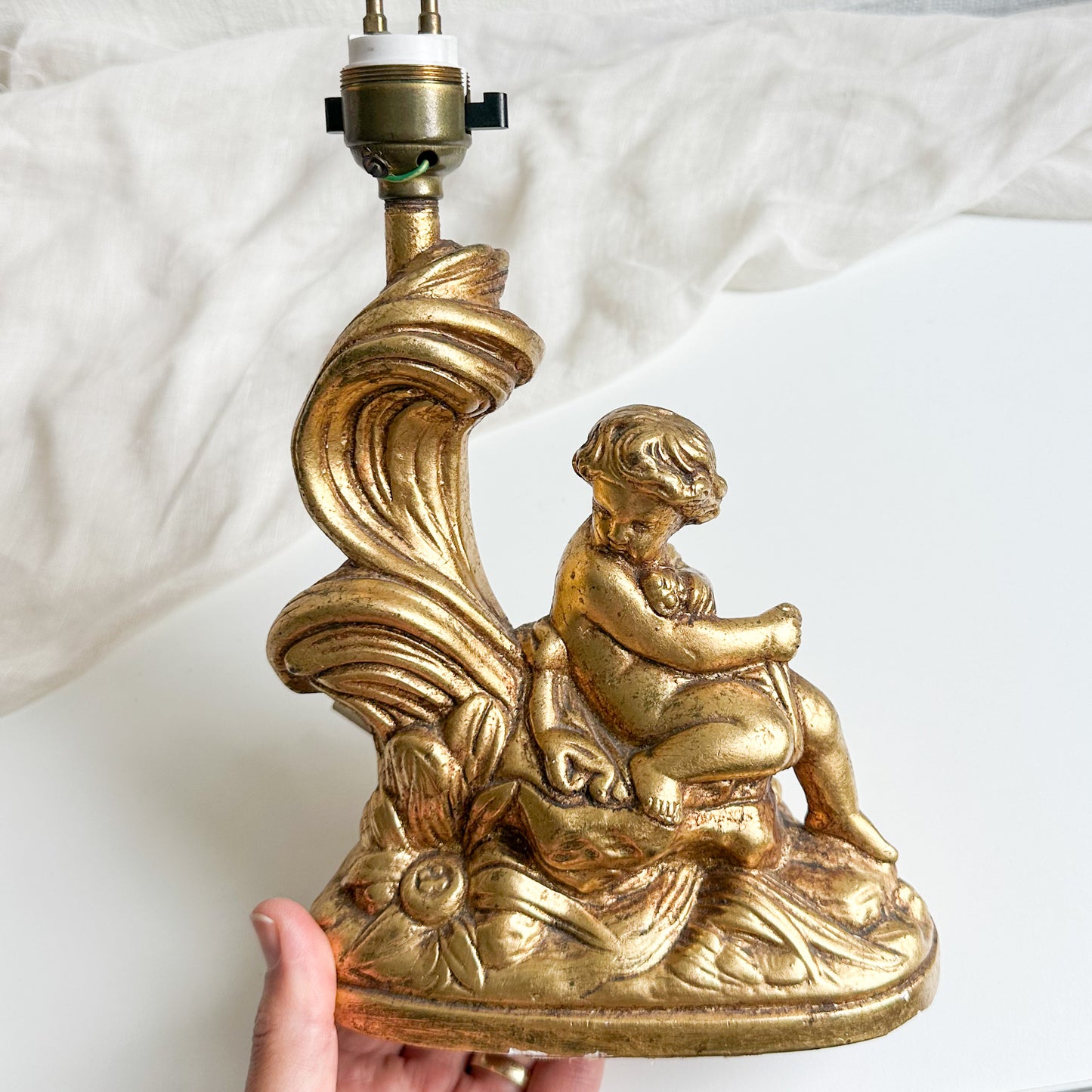Cherub Lamp Base