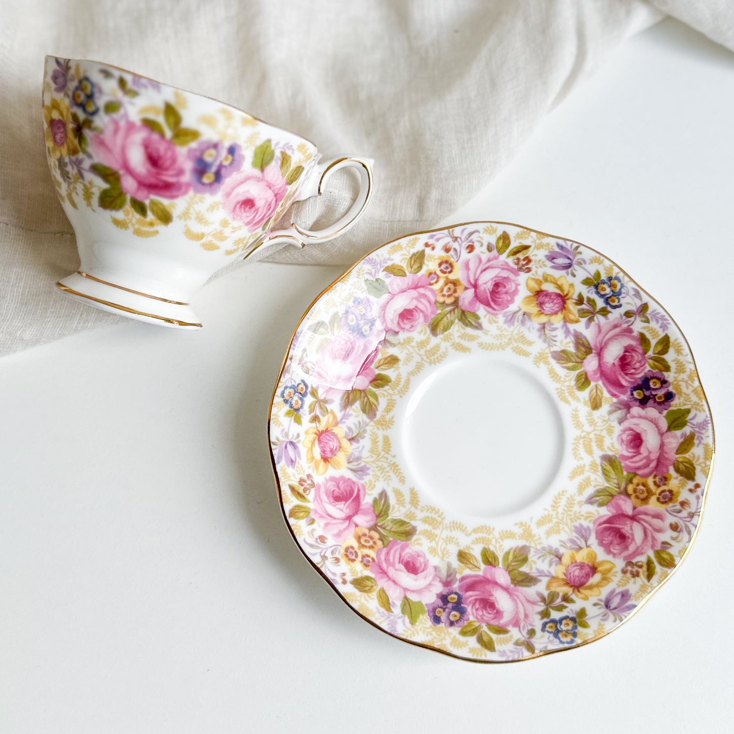 Royal Albert Cups and Saucers - SERENA