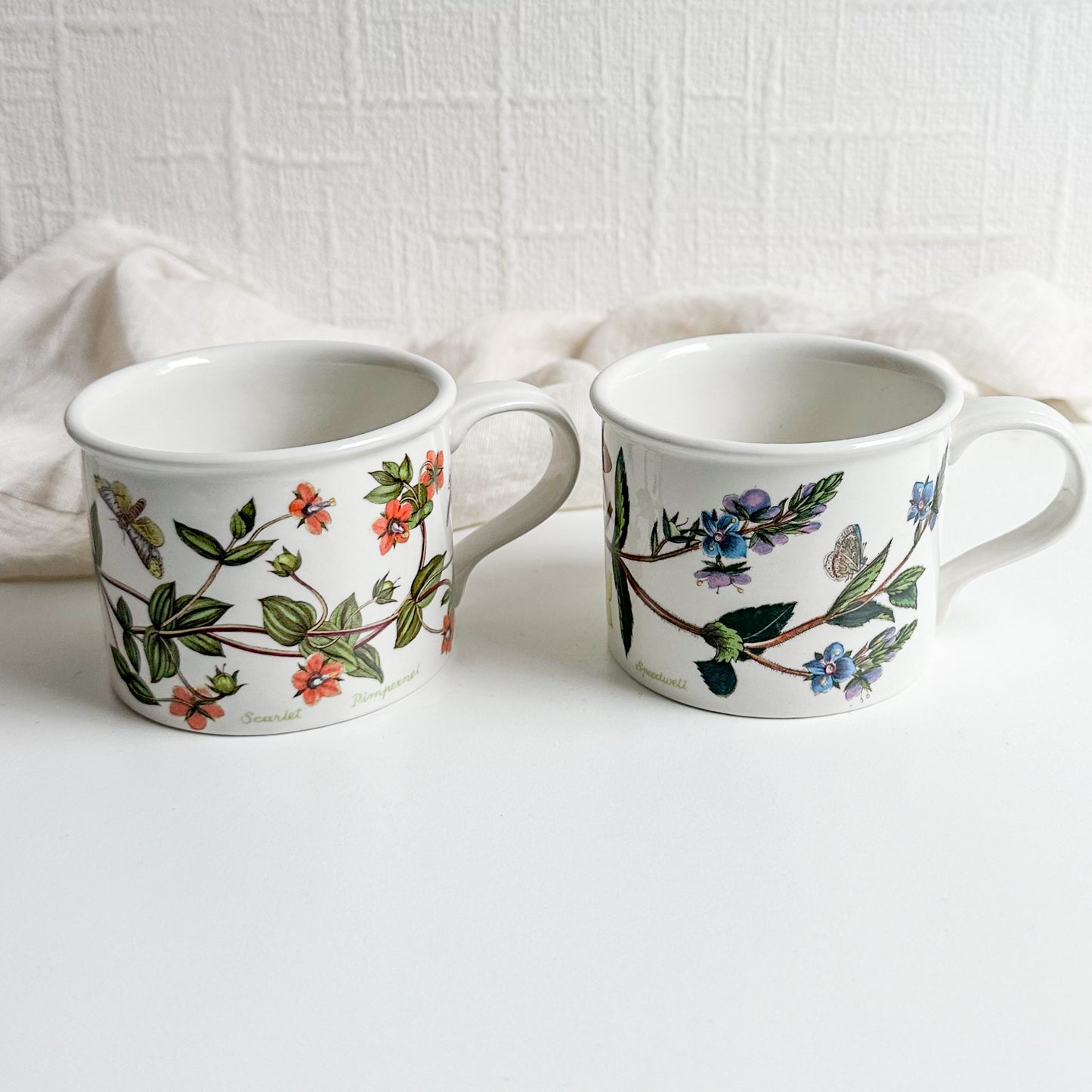 Pair of Portmeirion Drum Cups