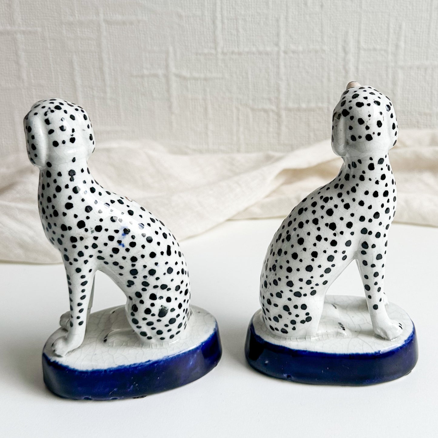 Pair of Staffordshire Dalmatians