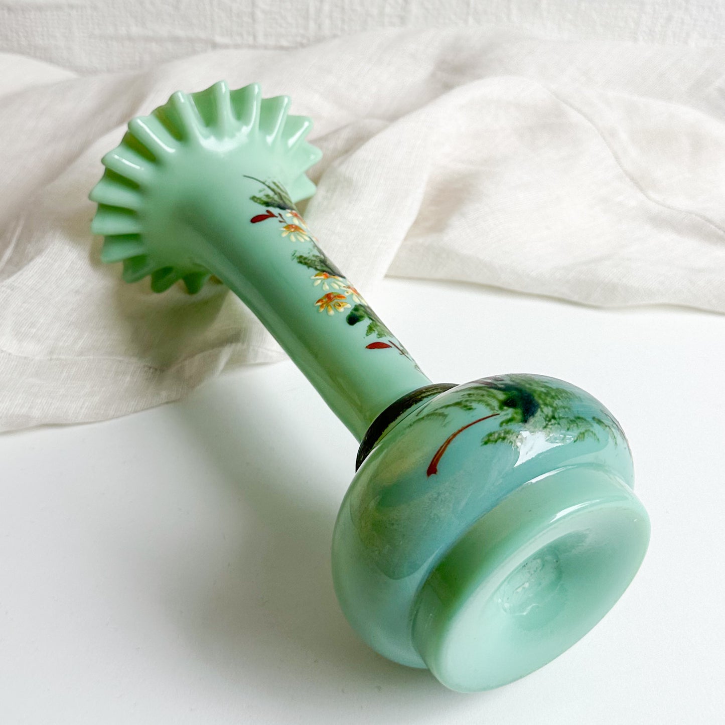 Victorian Hand Painted Vase