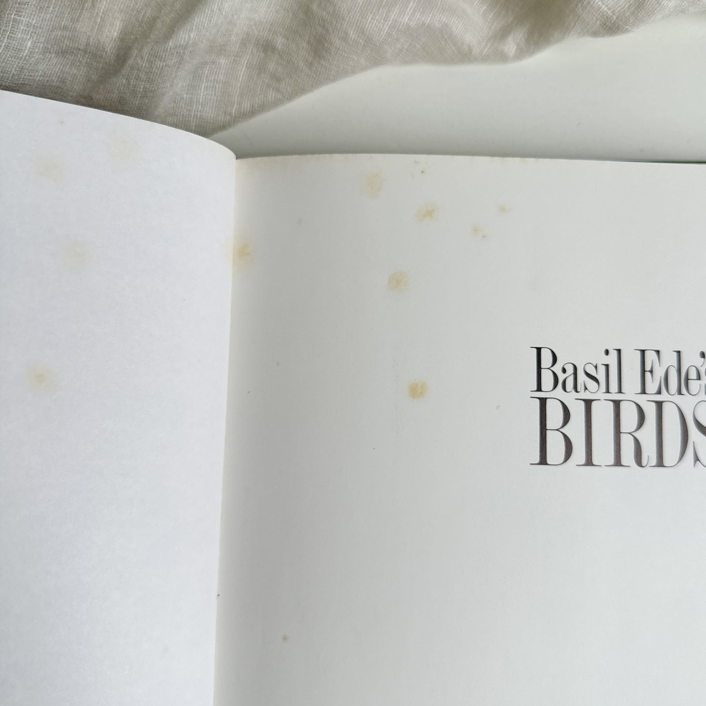 “Basil Ede’s Birds” Illustrated Book