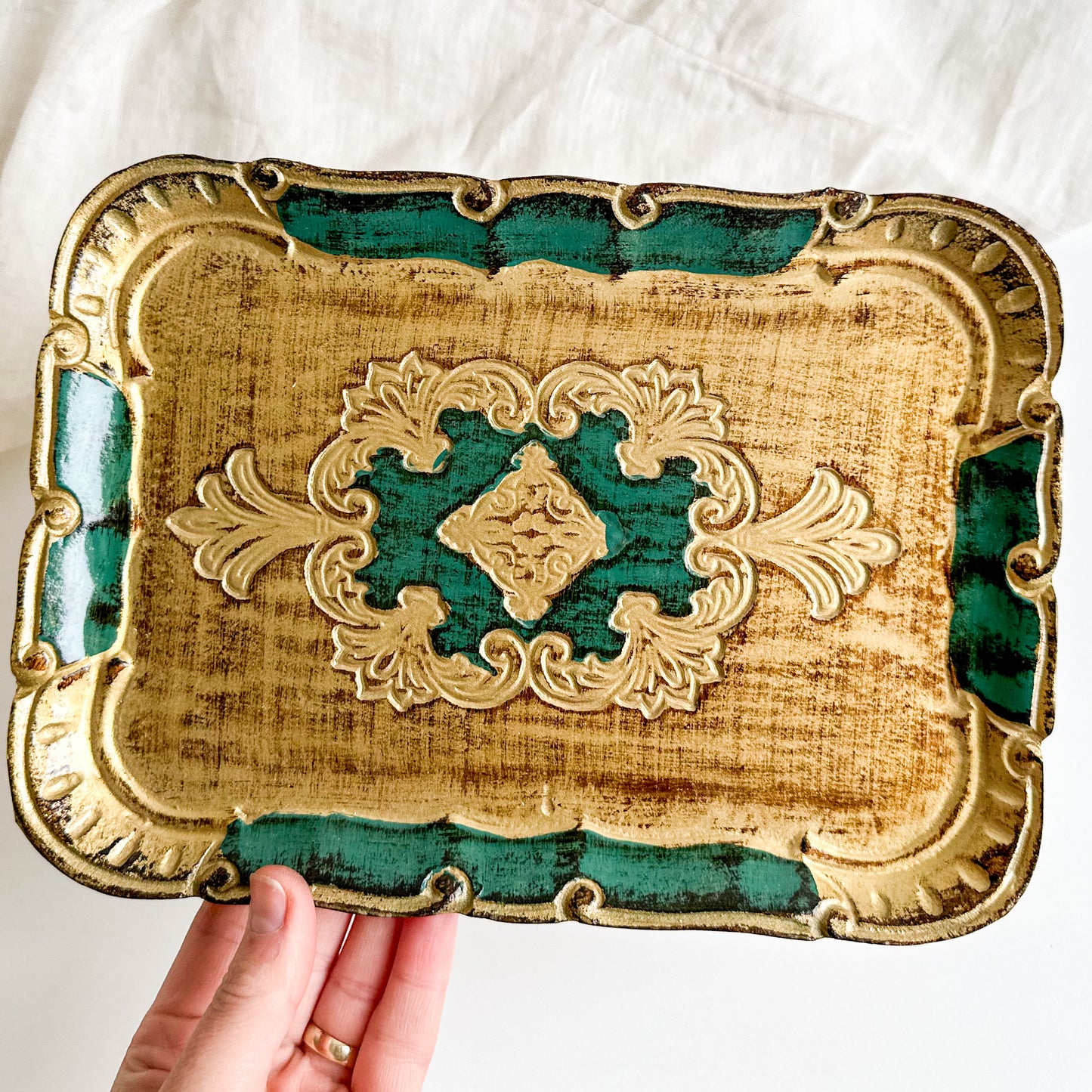 Vintage Florentine Tray