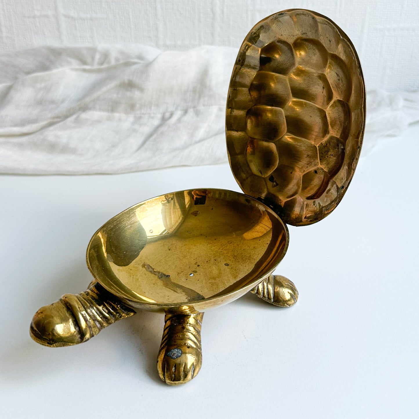 Brass Turtle Box