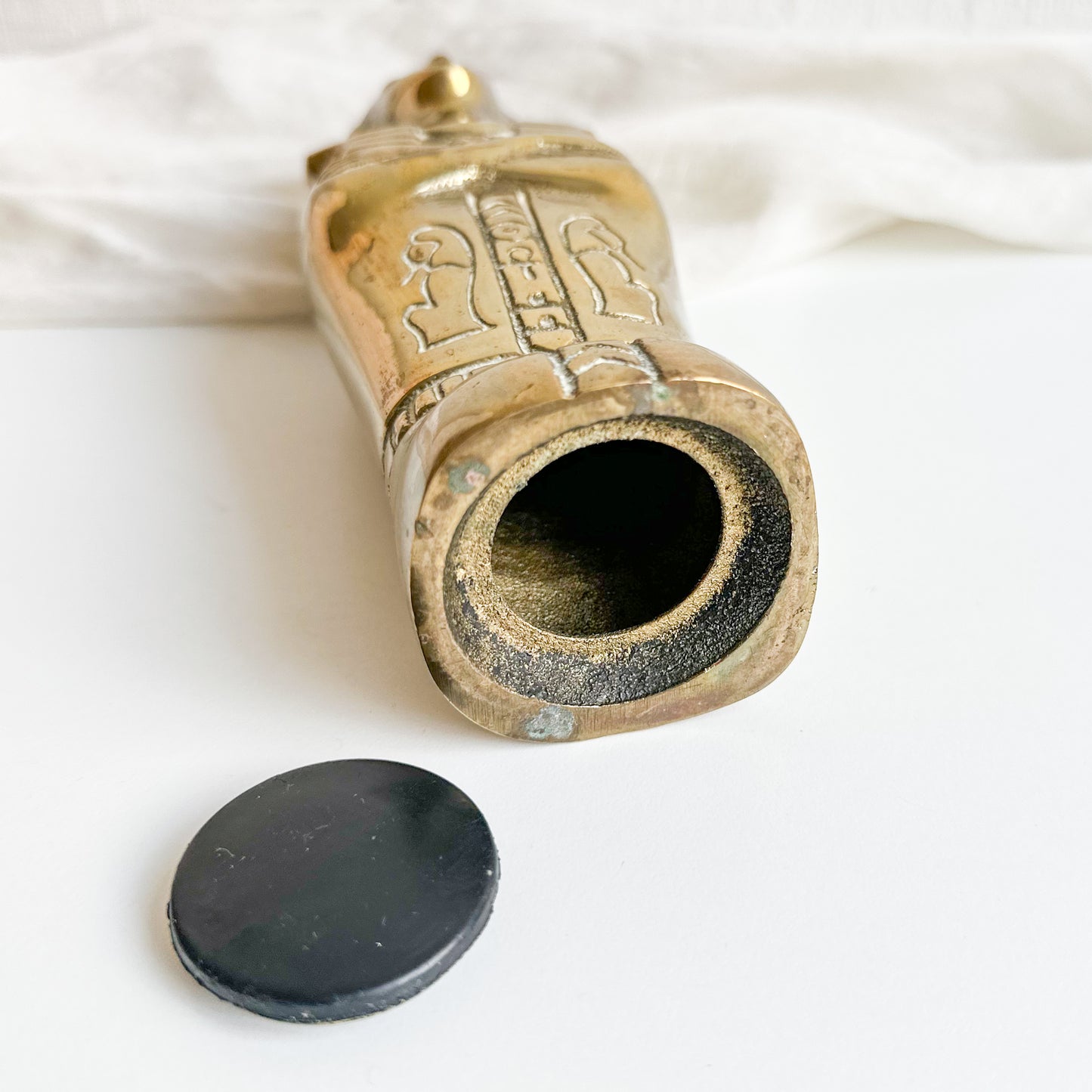 Brass Egyptian Sarcophagus Money Box