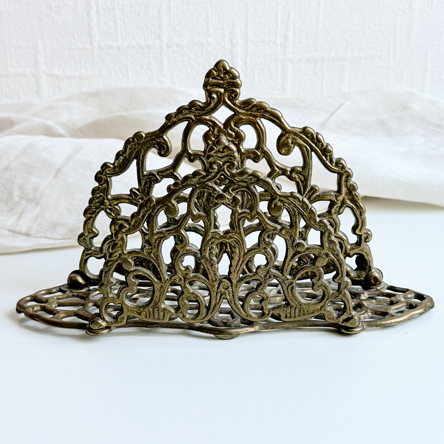 Brass Letter / Napkin Holder