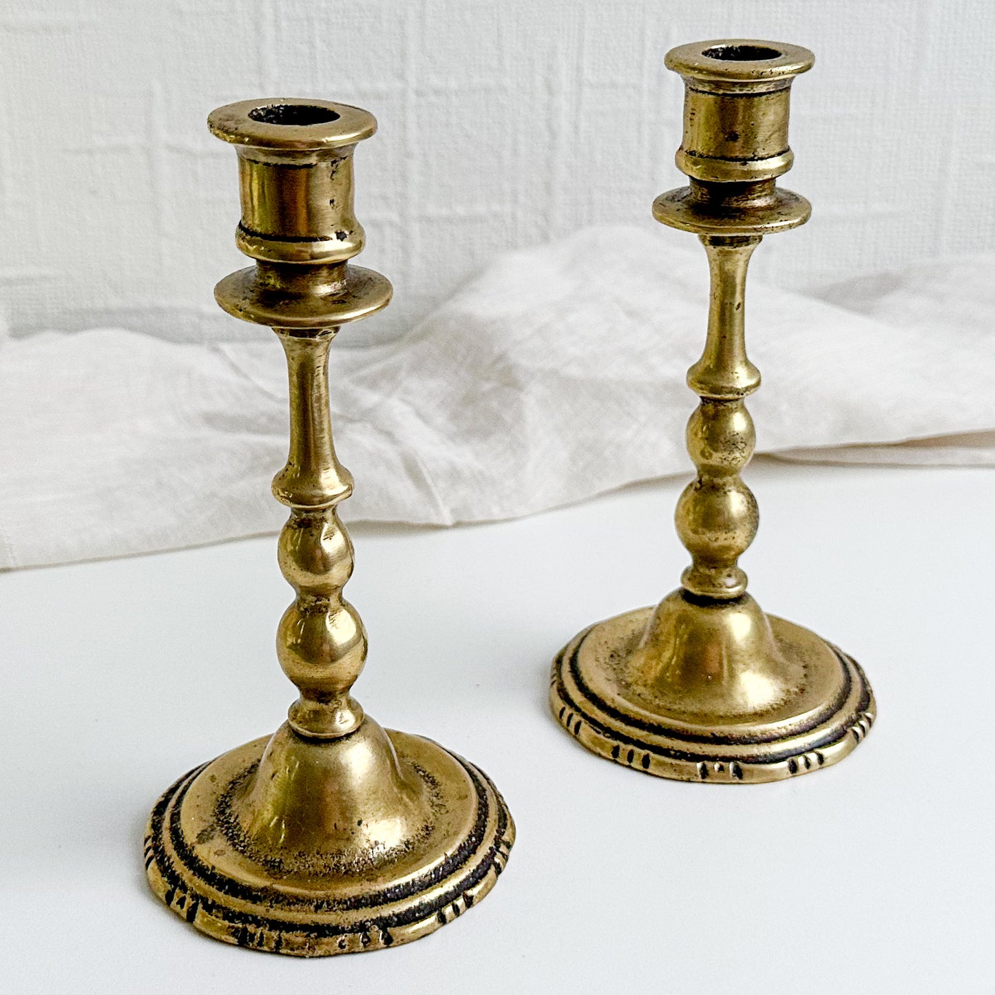 Pair of Brass Candlesticks