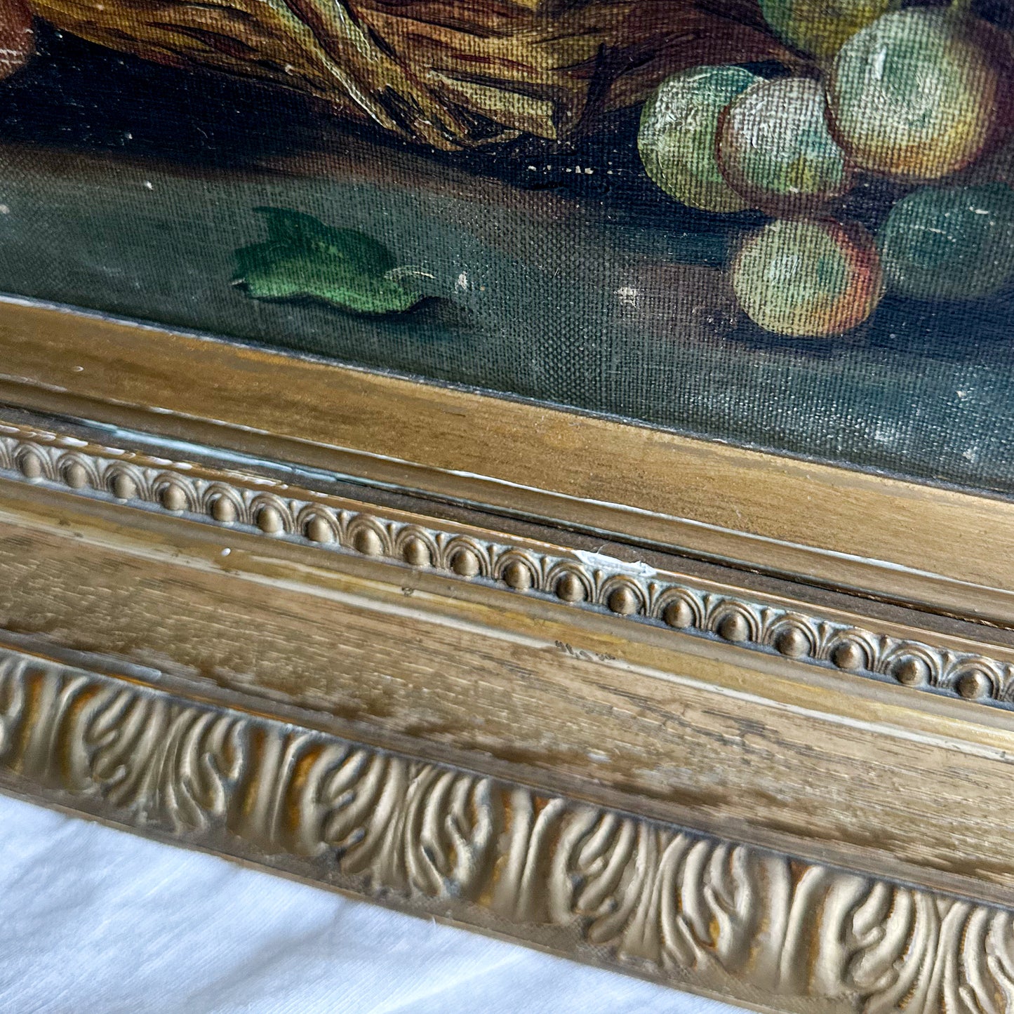 Antique Still Life Oil Painting
