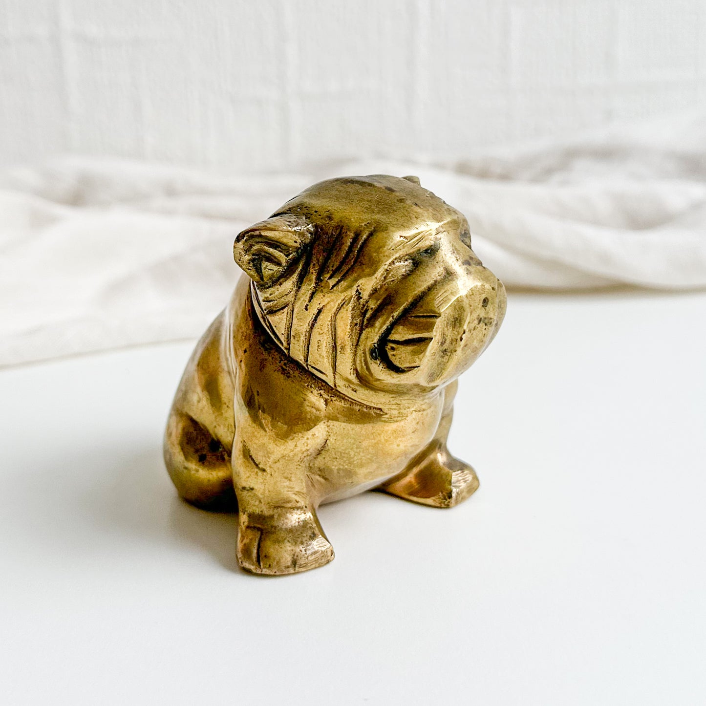 Brass Dog Figurine