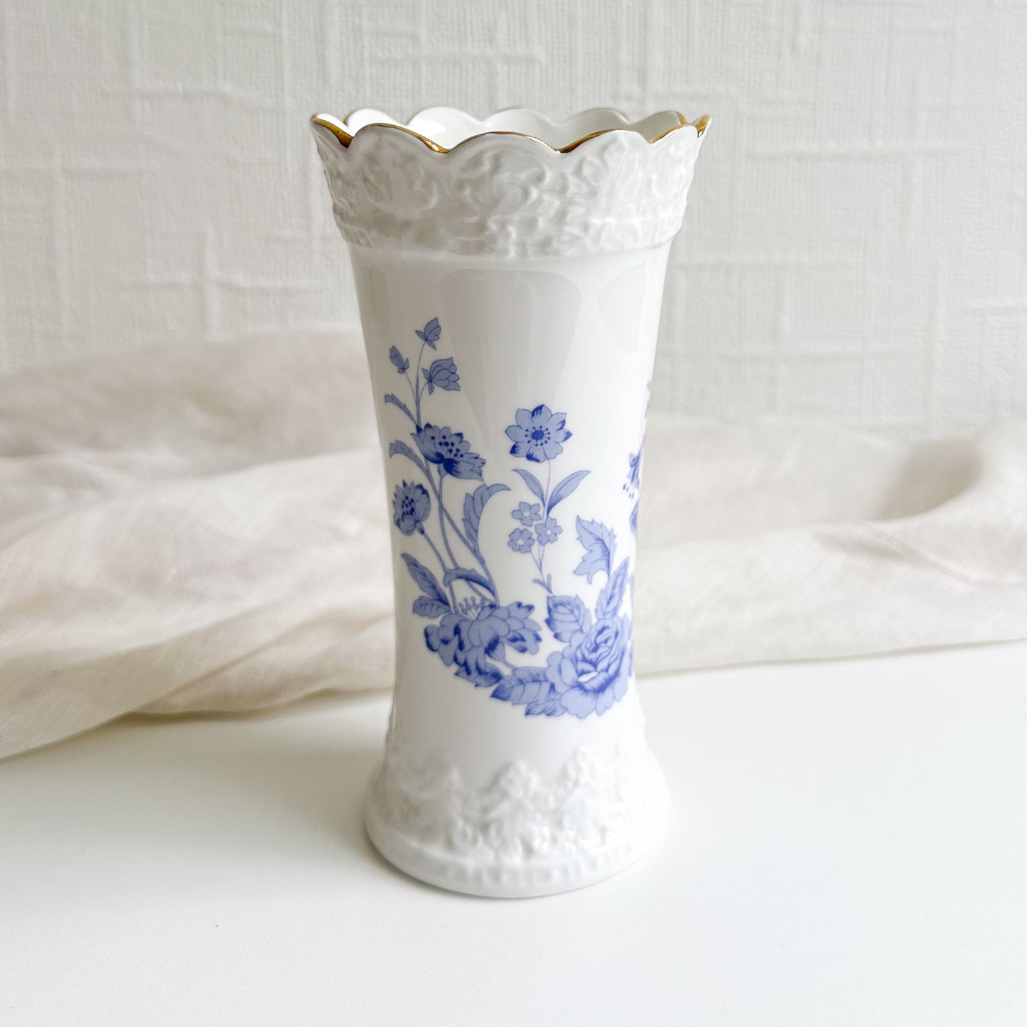 Aynsley “Cottage Blue” Vase