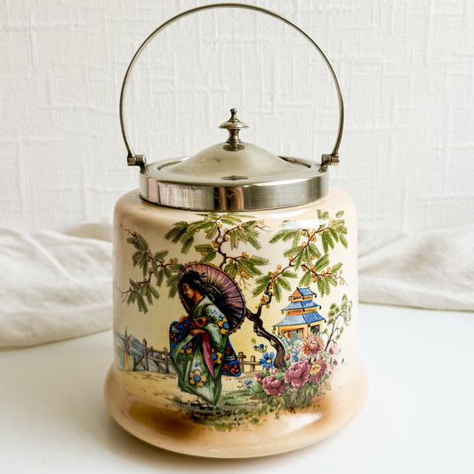 Antique Biscuit Barrel