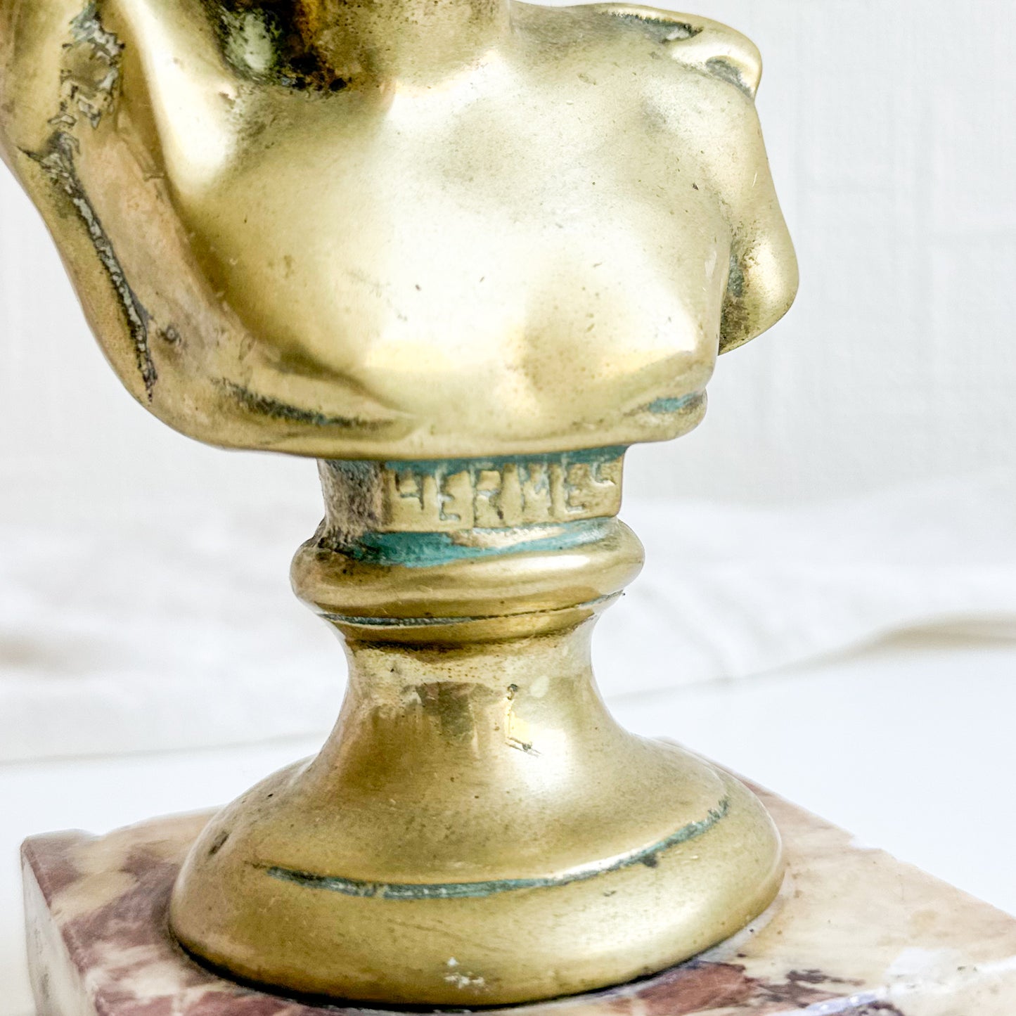Brass Hermes Bust