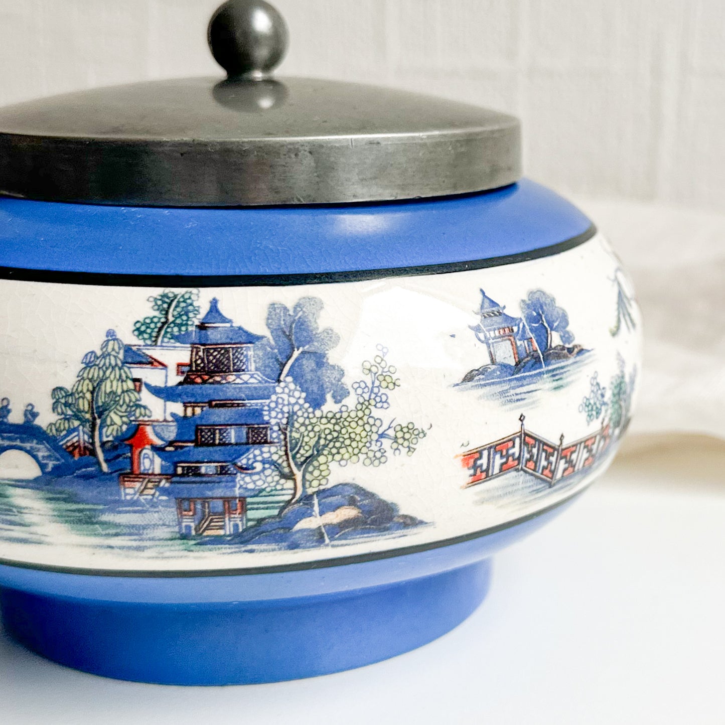 Antique Bowl with Lid