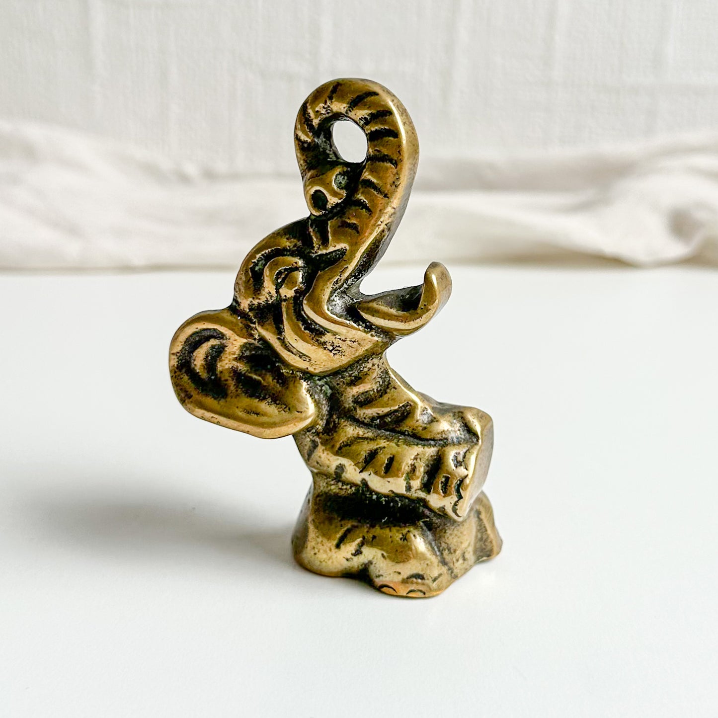 Brass Elephant Figurine