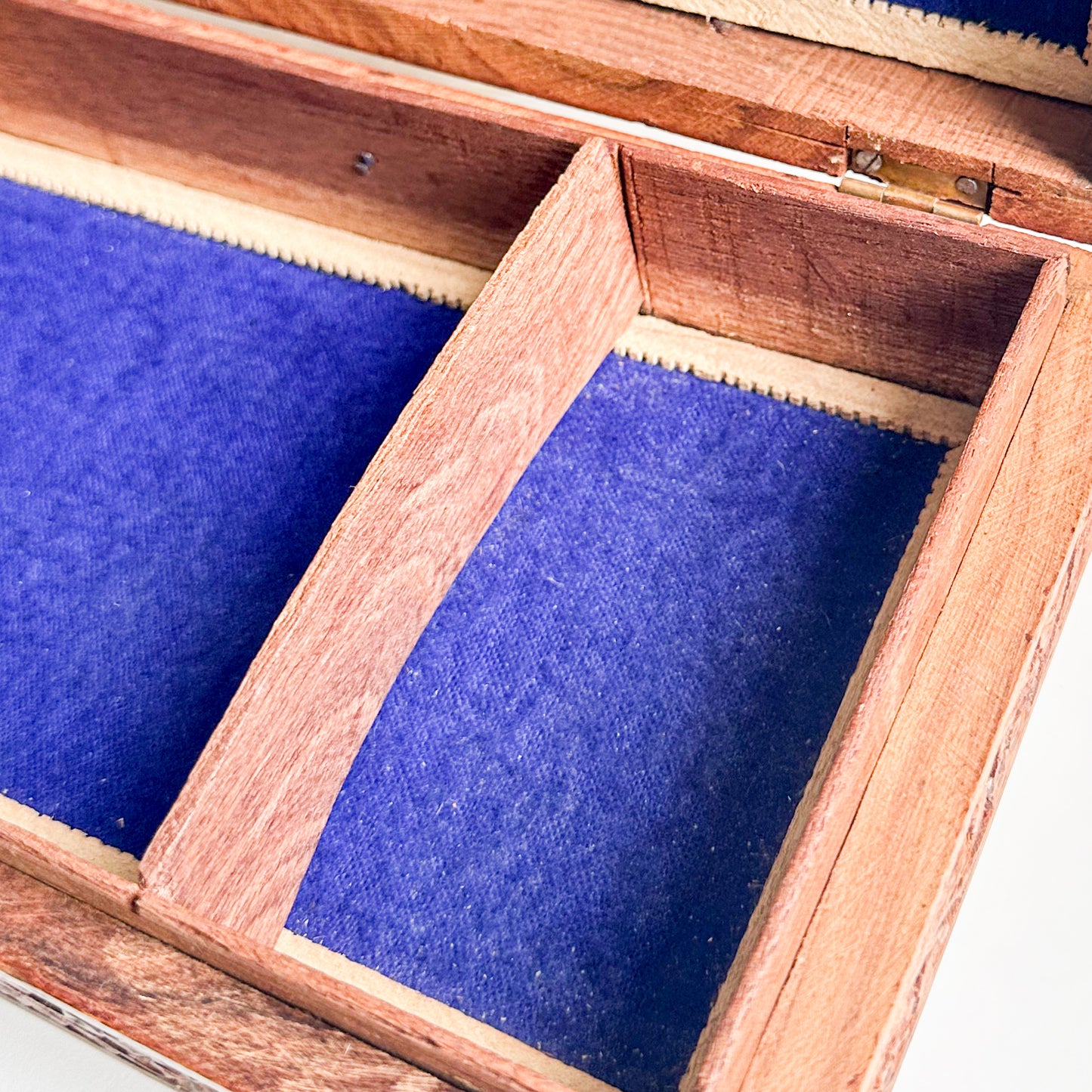 Hand Carved Inlay Box